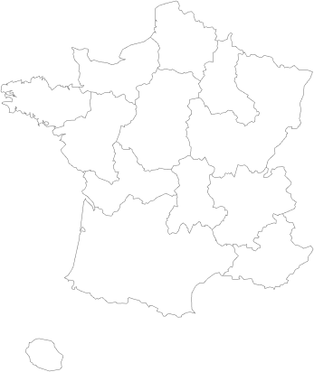 Carte de la France